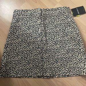 Forever21 Cheetah Mini Skirt